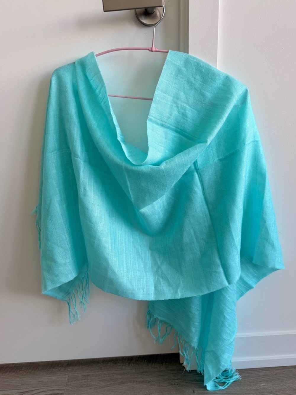 Tiffany Blue Draped Scarf